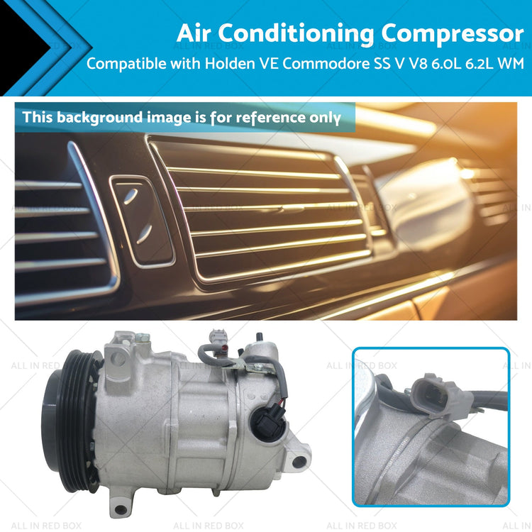 Air Conditioning Compressor Suitablefor Holden VE Commodore SS V V8 6. 0L 6. 2L WM-0