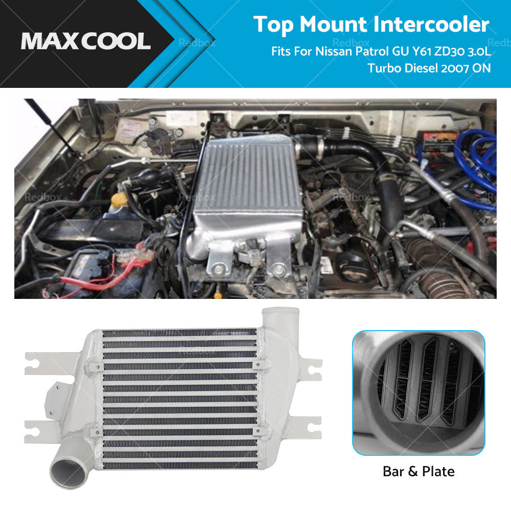 Upgrade Intercooler fits Nissan Patrol GU Y61 ZD30 3. 0L Turbo Diesel 2007 ON-0