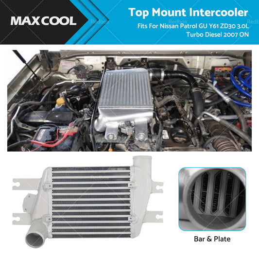 Upgrade Intercooler fits Nissan Patrol GU Y61 ZD30 3. 0L Turbo Diesel 2007 ON-0
