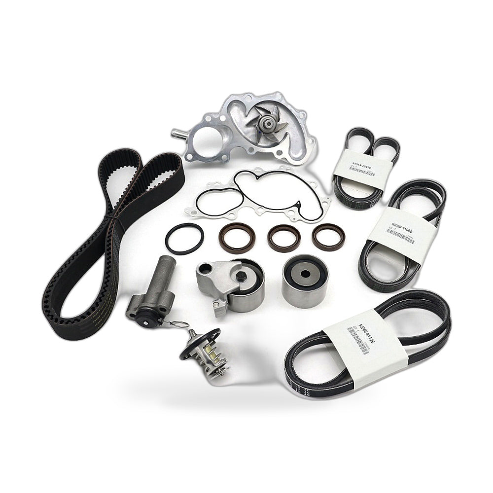 15-Piece Engine Timing Belt Kit With Water Pump Suitable for Toyota 4Runner Land-4