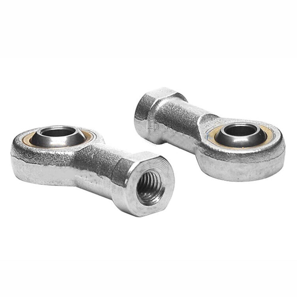 10x Zinc 6mm Female Spherical Plain Rose Joint Bearings Suitable For Left-Hand Threaded Applications-1