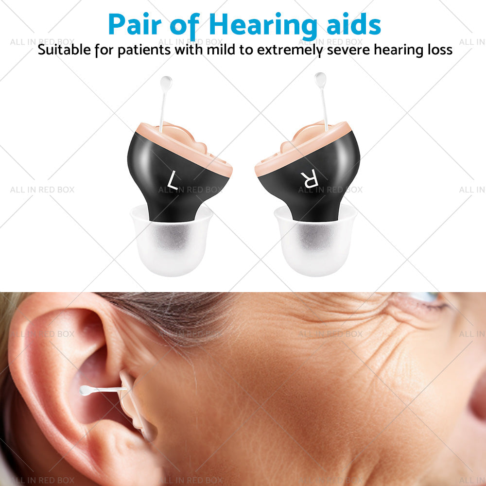 Mini Hearing Aids Digital Invisible In Ear Small Sound Voice Amplifier Enhancer-2