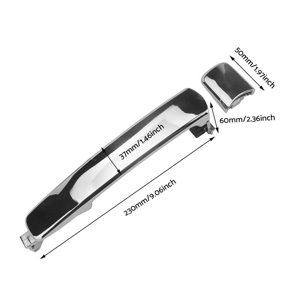 Rear LH Left or RH Right Outer Door Handle Chrome Suitable For Nissan X-Trail T31 2007-2013-2