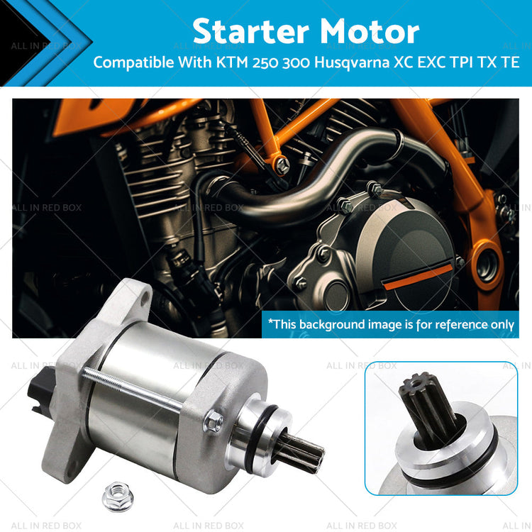 Starter Motor Suitable for KTM 250 300 Husqvarna XC EXC TPI TX TE 2017-2020-0