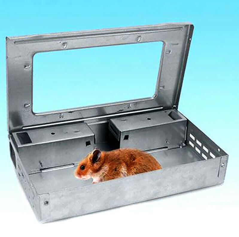 Multi Live Catch Mouse Humane Safe Self Catching Metal Trap Mice Reusable 1X-2