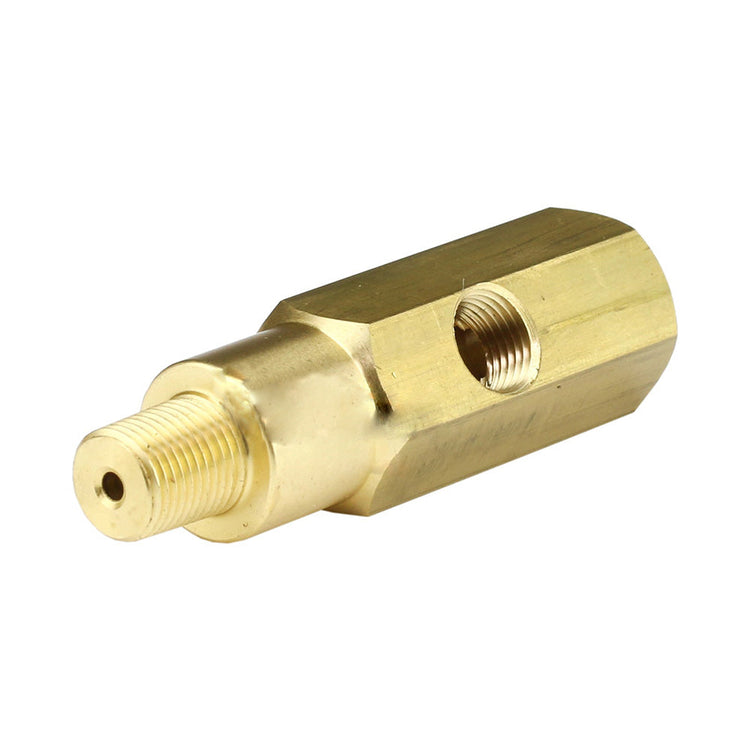 Oil Pressure Gauge Adapter 1/8-Inch NPT Male & Female Thread Suitable For Various Applications-0