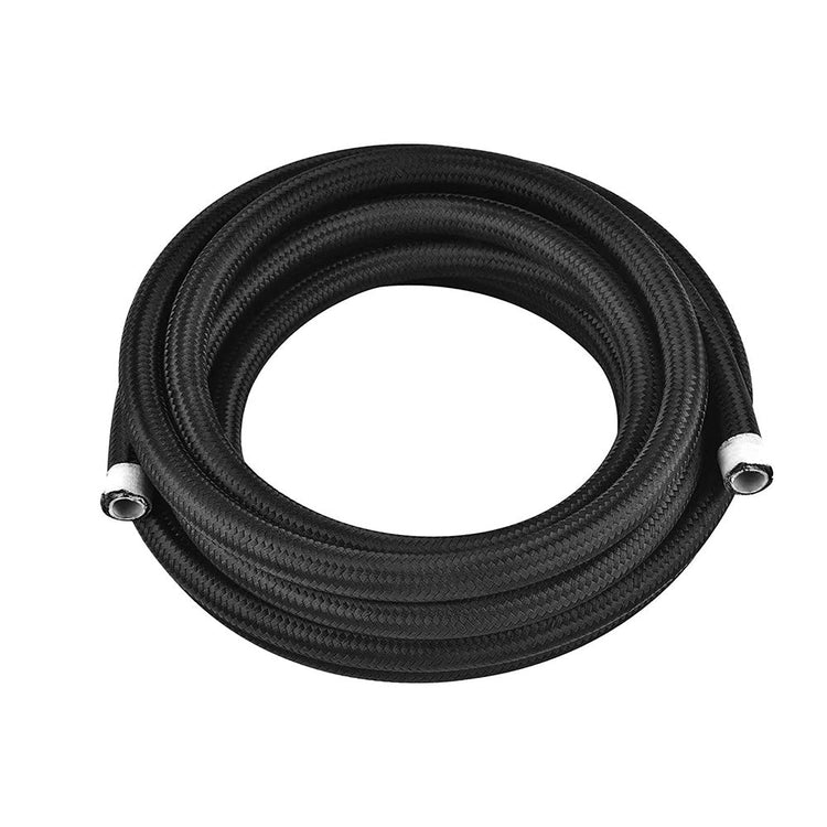 8AN E85 Stainless Steel Braided PTFE Fuel Line Hose Swivel Fittings Kit 20FT 6M - Frazy's Auto Parts