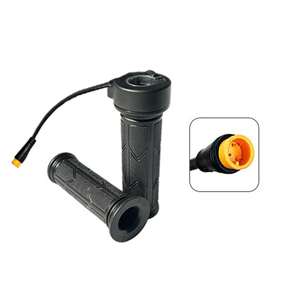 Twist Throttle Full Twist Right Hand 3-Pin Electric Bike Grip Suitable For Ebike-0