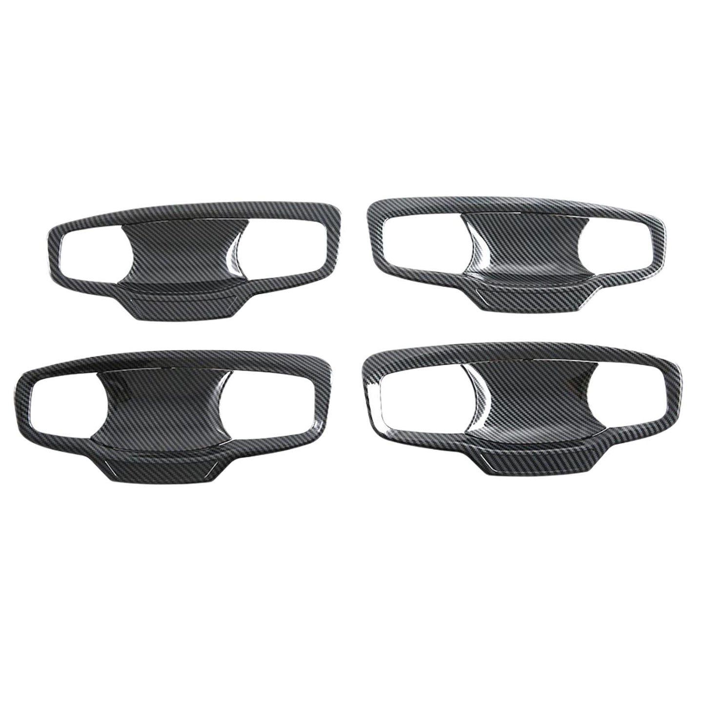 Carbon ABS Door Handle Bowl Cover Trim Suitable For Mitsubishi MV Triton 2023-2025-0