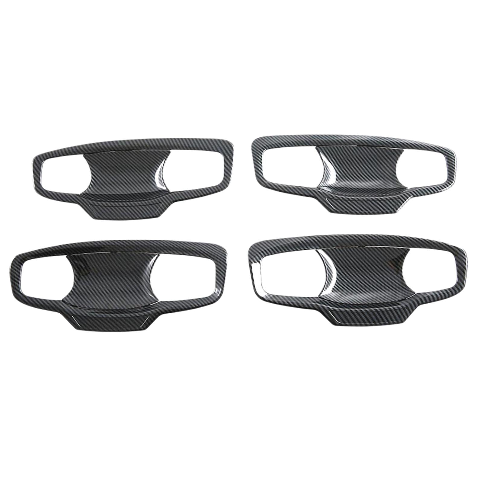 Carbon ABS Door Handle Bowl Cover Trim Suitable For Mitsubishi MV Triton 2023-2025-0