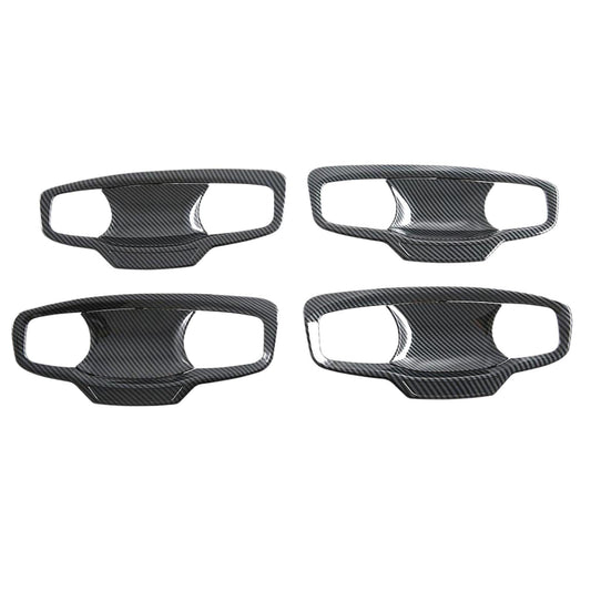 Carbon ABS Door Handle Bowl Cover Trim Suitable For Mitsubishi MV Triton 2023-2025-0