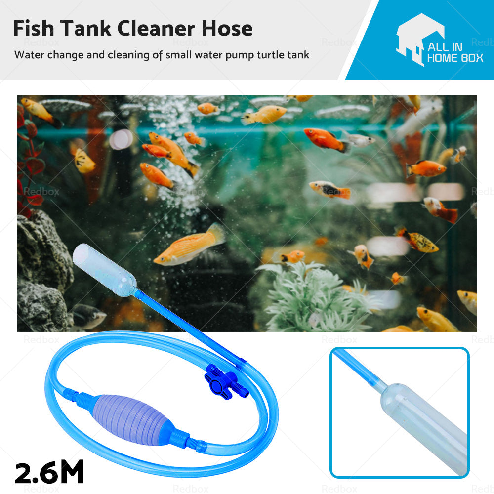 Large Aquarium Fish Tank Gravel Cleaner Syphon Vacuum Water Changer Siphon Hose-1