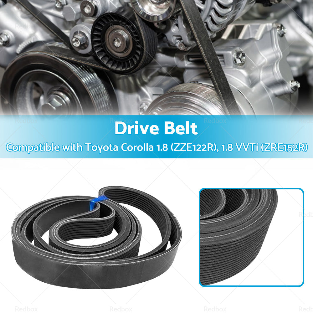 Ribbed Belt 6PK1810 Suitable for Toyota Corolla 1. 8 ZZE122R 1. 8VVTi ZRE152R-2