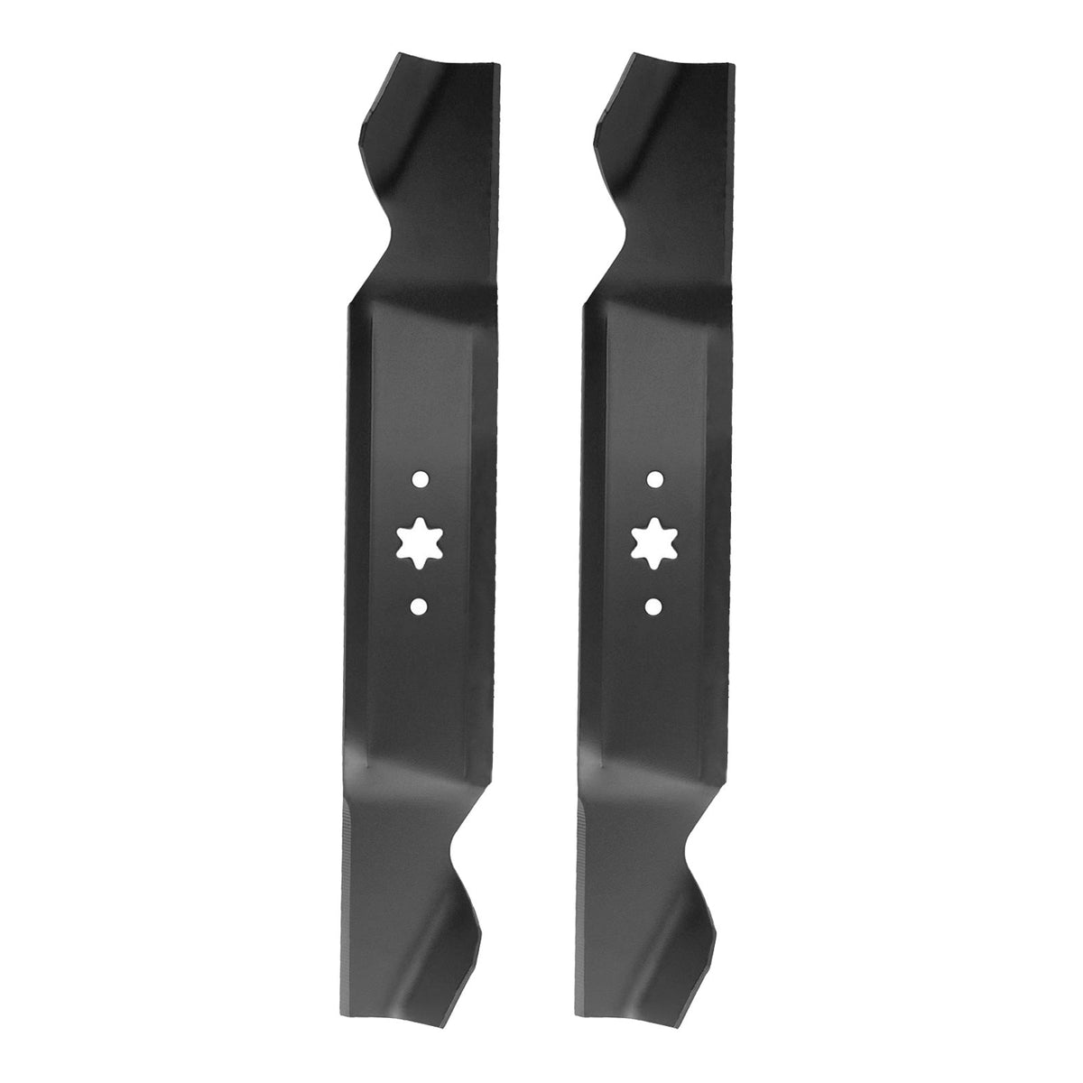 4x Blades Suitable for 38 inch  MTD Ride on Mowers 6 Point Centre Hole 742-0654-3