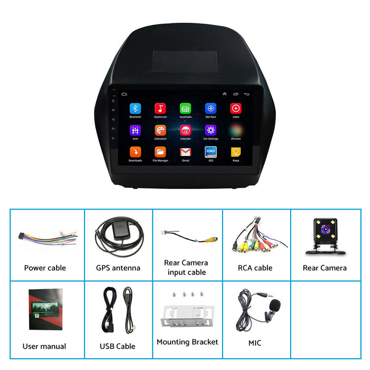 32G Car Stereo Radio Head Unit CarPlay 10. 1 inch  Android11 Suitable For Hyundai IX35-1