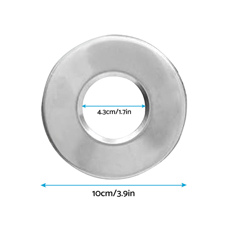 Ladder Accessories 2Pcs Stainless Steel Bumpers Escutcheon Handrail Pool Covers-3
