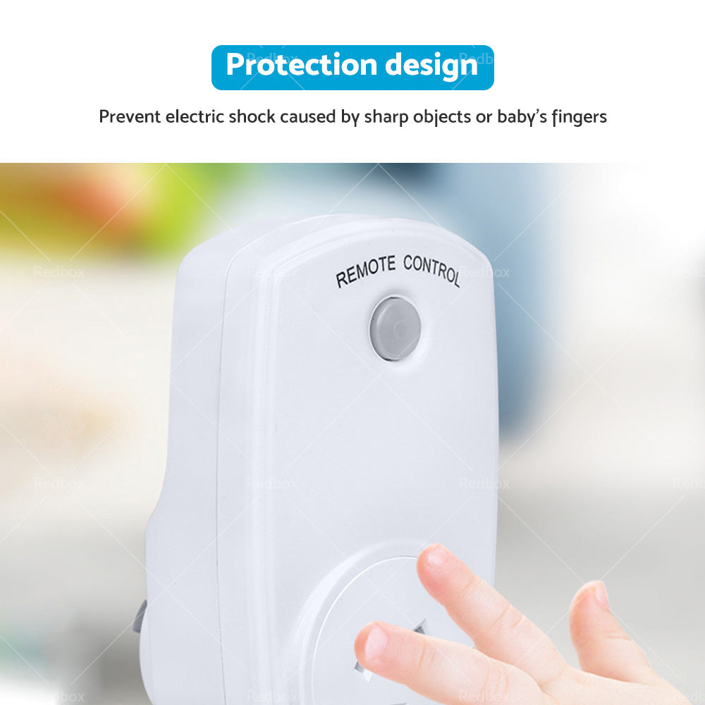1 or 5 Pack Home Wireless Power Switch Mains Sockets  and  Remote Controllers AU Plug-3