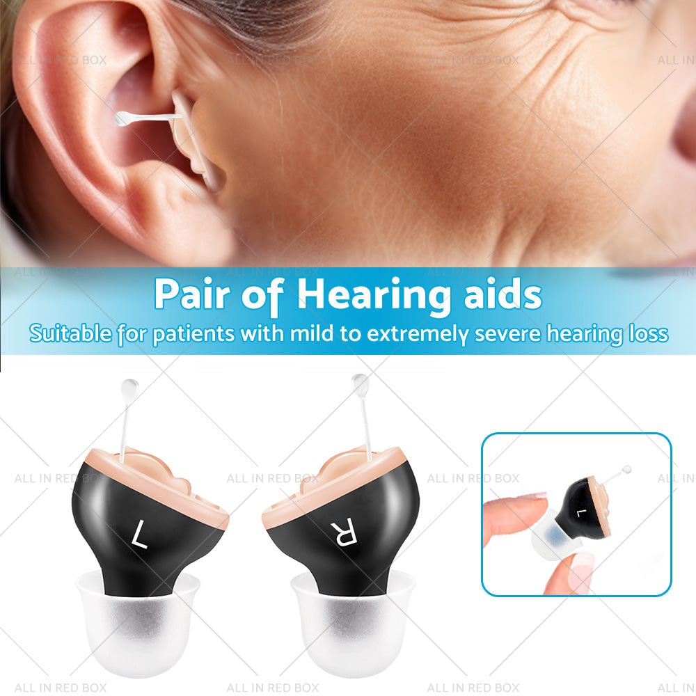 Mini Hearing Aids Digital Invisible In Ear Small Sound Voice Amplifier Enhancer-1