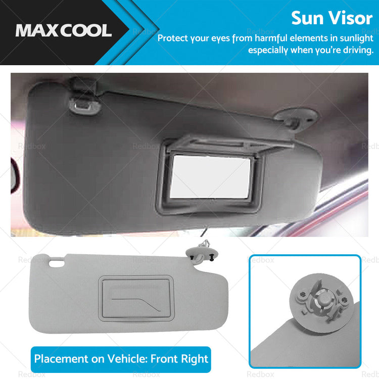 Sun Visor Driver Right Side Suitable For Holden Barina TM 2011-2018 95327507-0