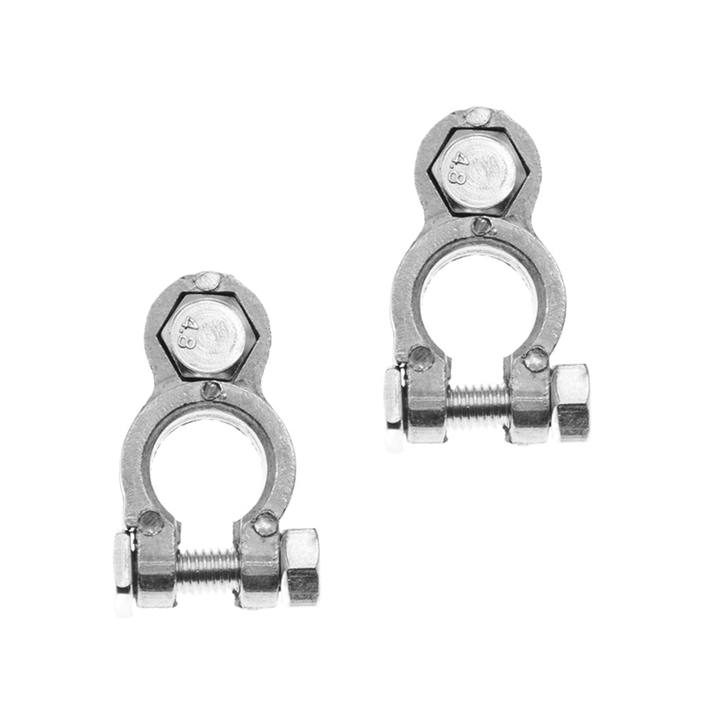 8PCS DC 12V - 24V Car Battery Terminals Positive Negative Connectors Clamp Clip - Frazy's Auto Parts