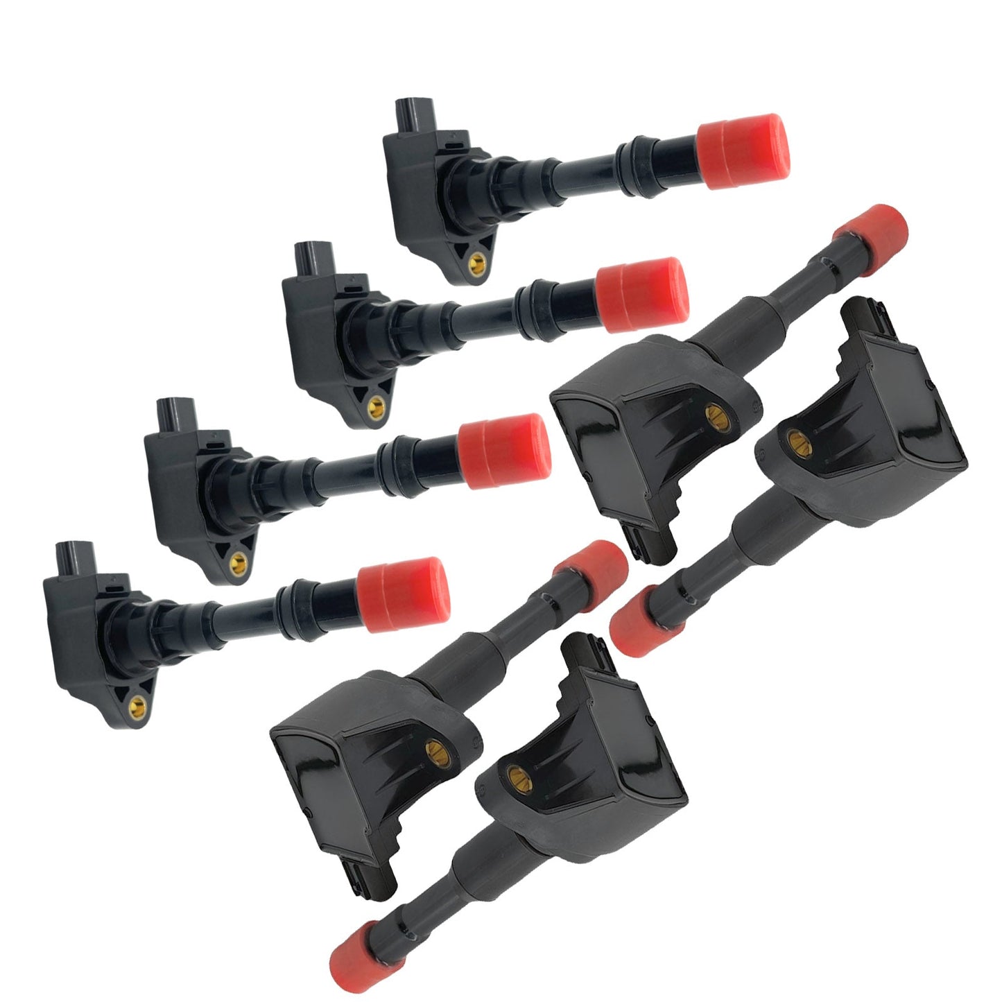 8Pcs Ignition Coils 3 Pins Suitable For Honda Jazz GD GE2 GE3 Civic ES ET 1.3L - Frazy's Auto Parts