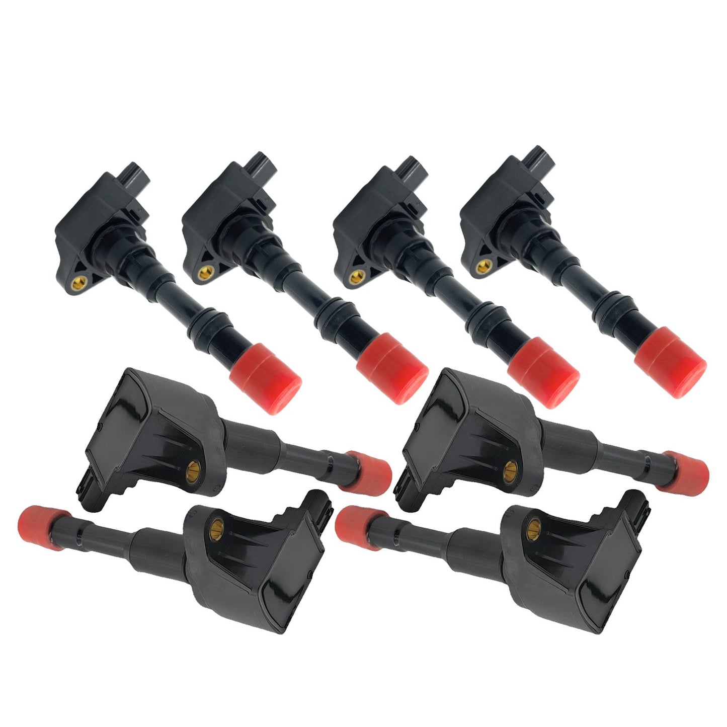 8Pcs Ignition Coils 3 Pins Suitable For Honda Jazz GD GE2 GE3 Civic ES ET 1.3L - Frazy's Auto Parts