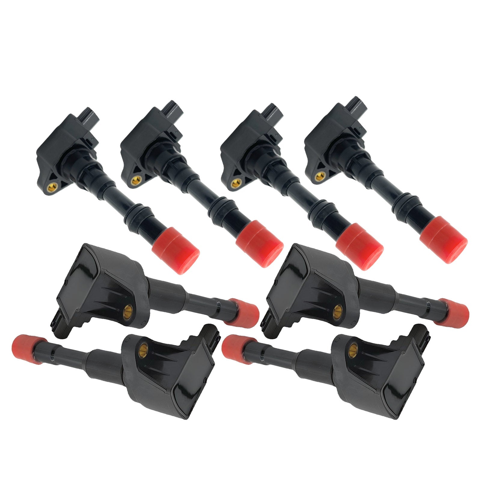 8Pcs Ignition Coils 3 Pins Suitable For Honda Jazz GD GE2 GE3 Civic ES ET 1.3L - Frazy's Auto Parts