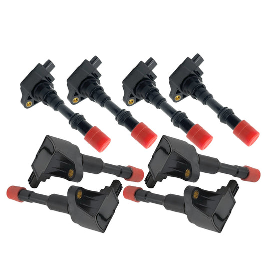 8Pcs Ignition Coils 3 Pins Suitable For Honda Jazz GD GE2 GE3 Civic ES ET 1.3L - Frazy's Auto Parts