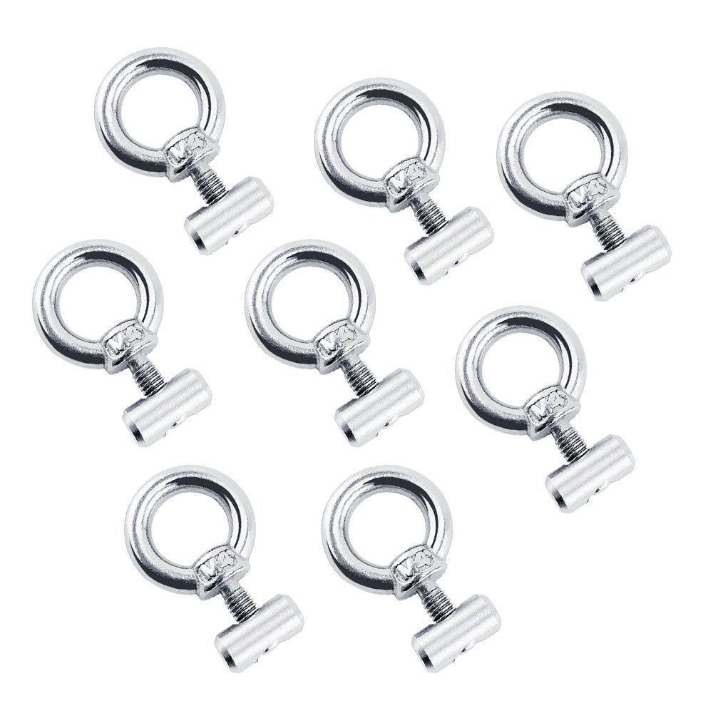8x Awning Rail Stoppers & Track Screws Suitable For Boat / RV / Caravan Stainless Steel - Frazy's Auto Parts