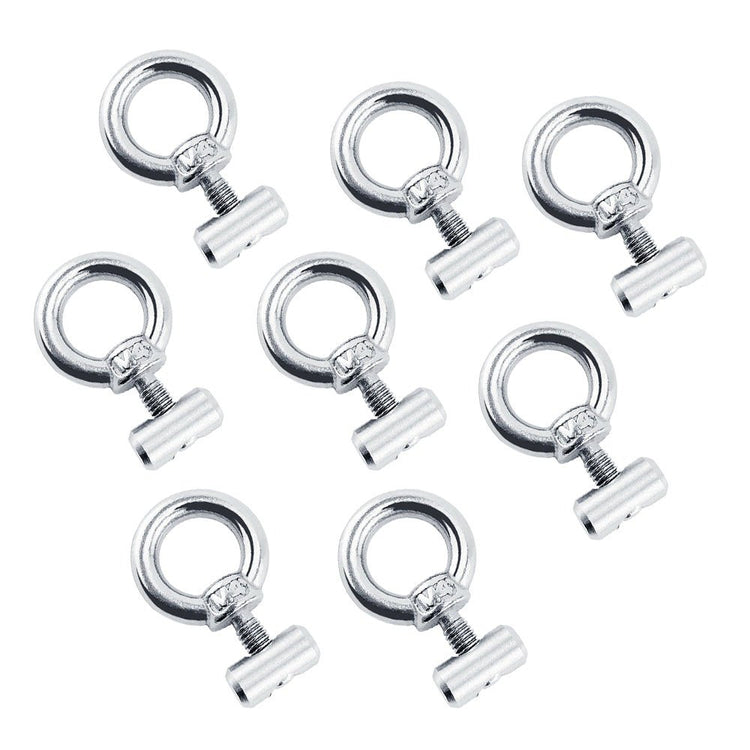 8x Awning Rail Stoppers & Track Screws Suitable For Boat / RV / Caravan Stainless Steel - Frazy's Auto Parts