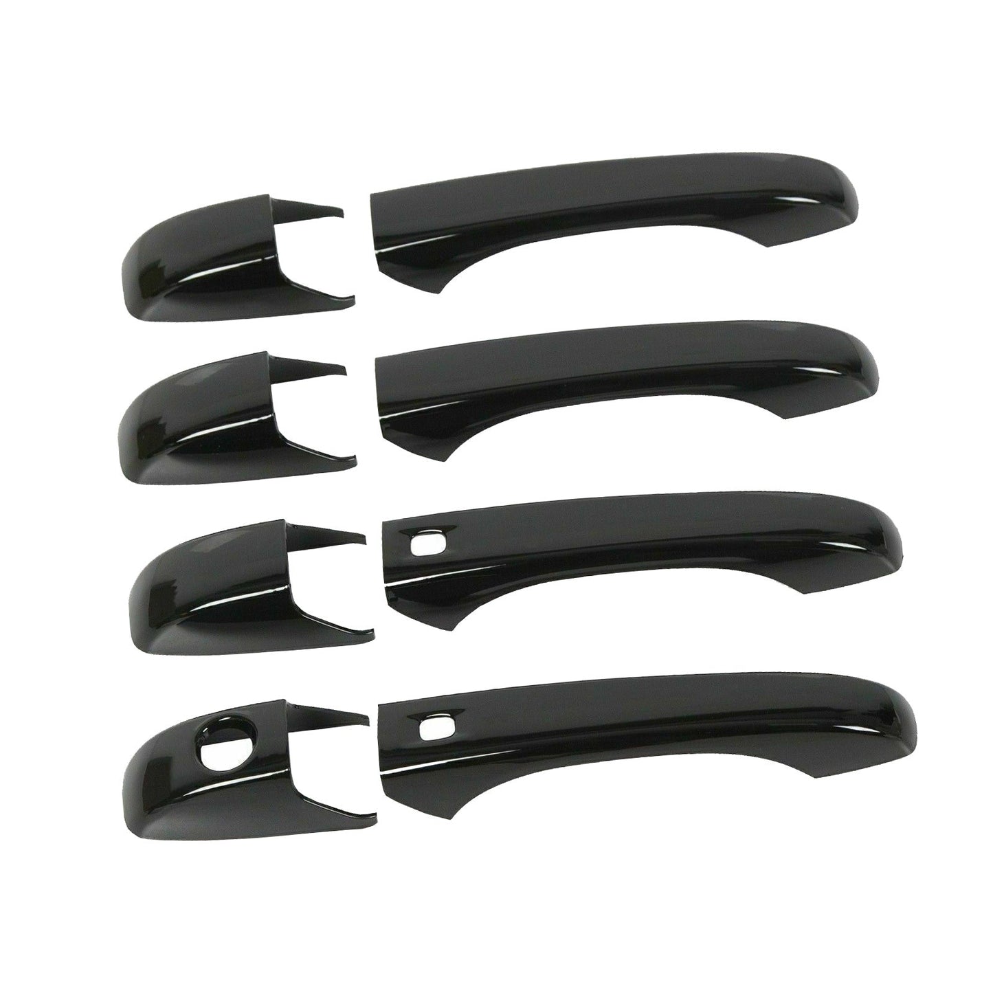 8x Exterior Door Handle Covers Trim Suitable For Jeep Grand Cherokee / Chrysler - Frazy's Auto Parts