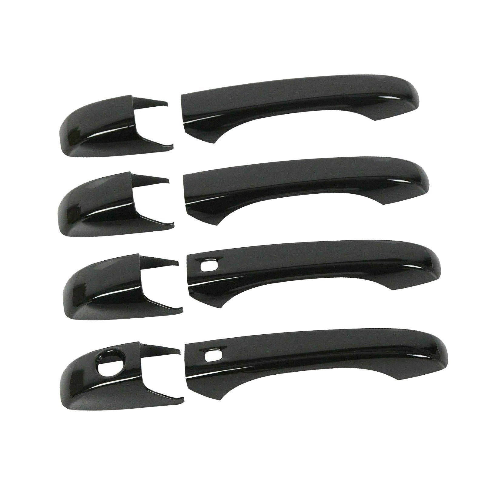 8x Exterior Door Handle Covers Trim Suitable For Jeep Grand Cherokee / Chrysler - Frazy's Auto Parts