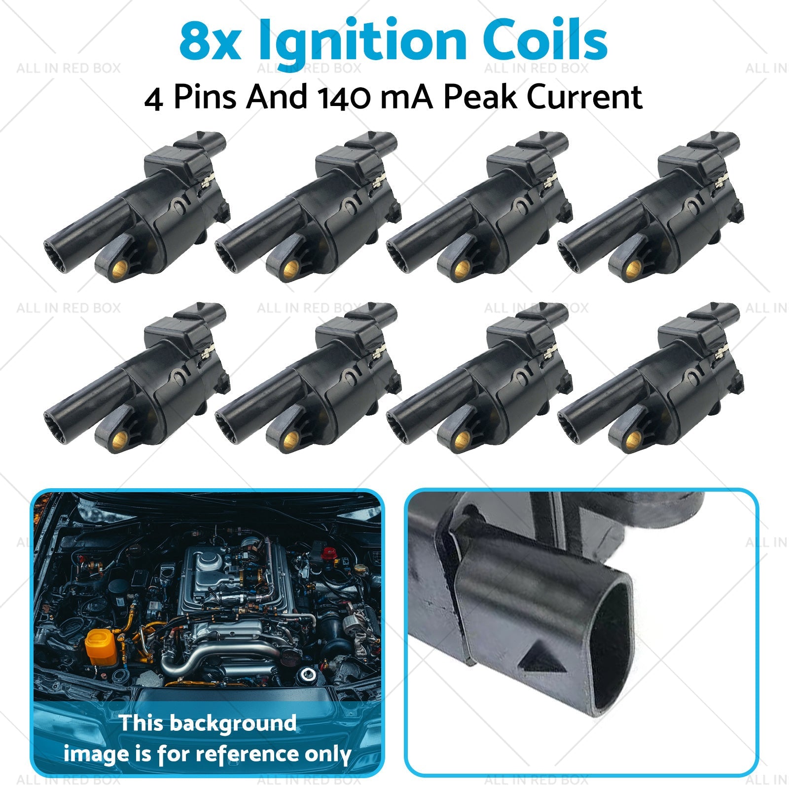 8x Ignition Coils Suitable for Holden Berlina Calais Caprice Commodore 12573190 - Frazy's Auto Parts