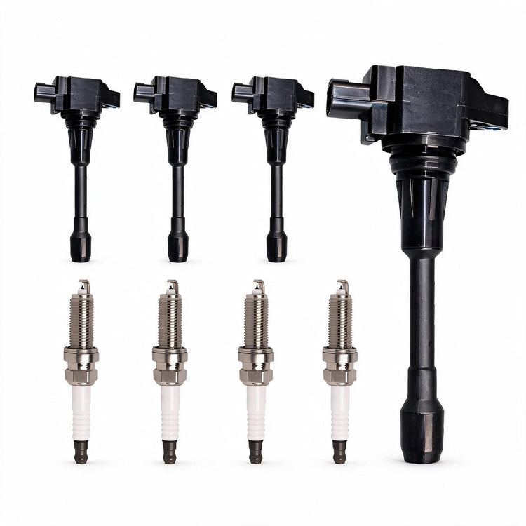 Ignition Coil and Spark Plug Kit Suitable for Nissan Altima Sentra Infiniti G35-0