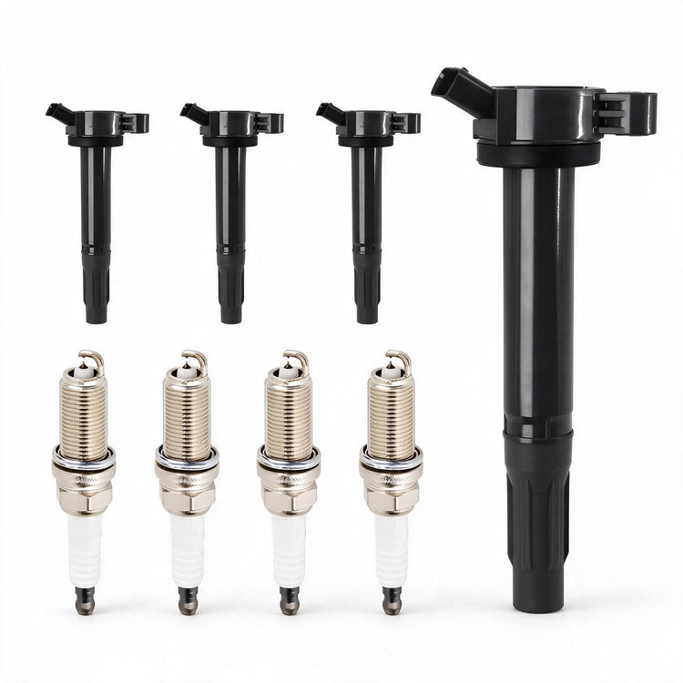 Ignition Coil and Spark Plug Kit Suitable for Toyota Camry Corolla RAV4 UF487-0
