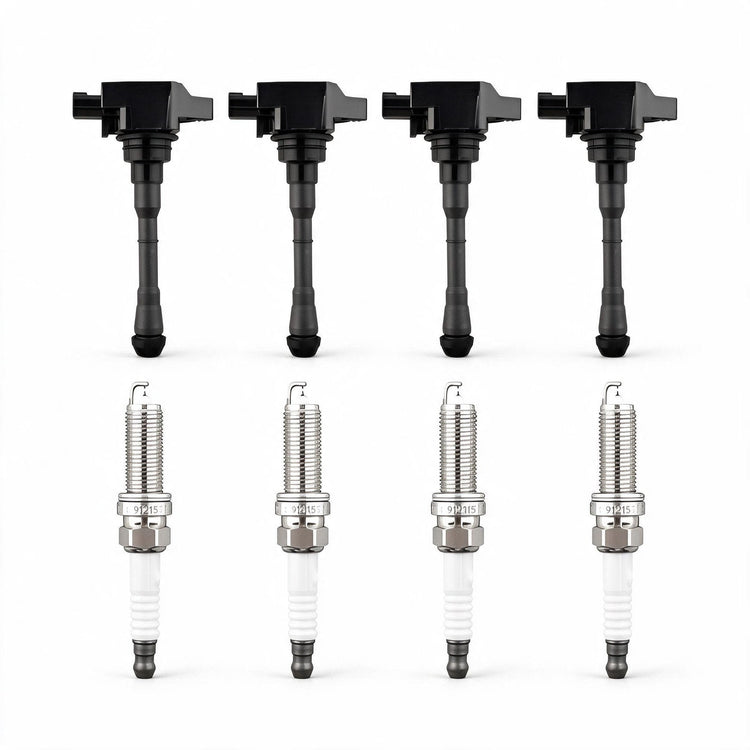 Ignition Coil UF659 with Iridium Spark Plug 91215 Suitable for Nissan Almera-0