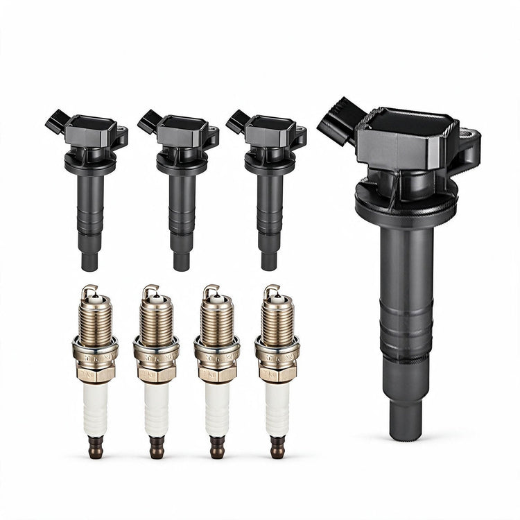 Ignition Coil and Spark Plug Kit Suitable for Toyota Camry Corolla RAV4 Matrix-0