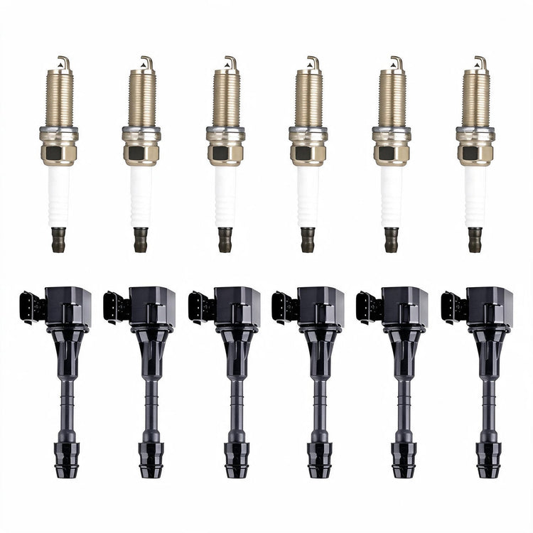 Ignition Coil UF349 with Iridium Spark Plug Suitable for Nissan Altima Sentra-1