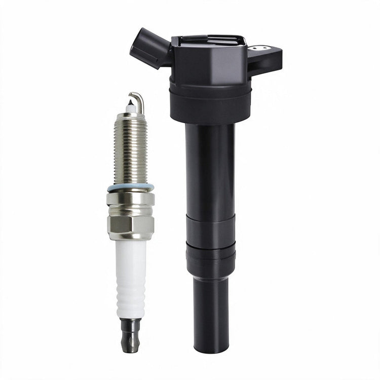 Ignition Coil UF651 and Iridium Spark Plug 9686 Suitable for Hyundai Kia 2.0L-2
