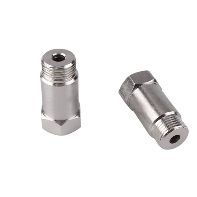 2x Oxygen Sensor Extender Spacer M18 x 1.5 Bung Adapter Suitable For OBD2 Vehicles-0