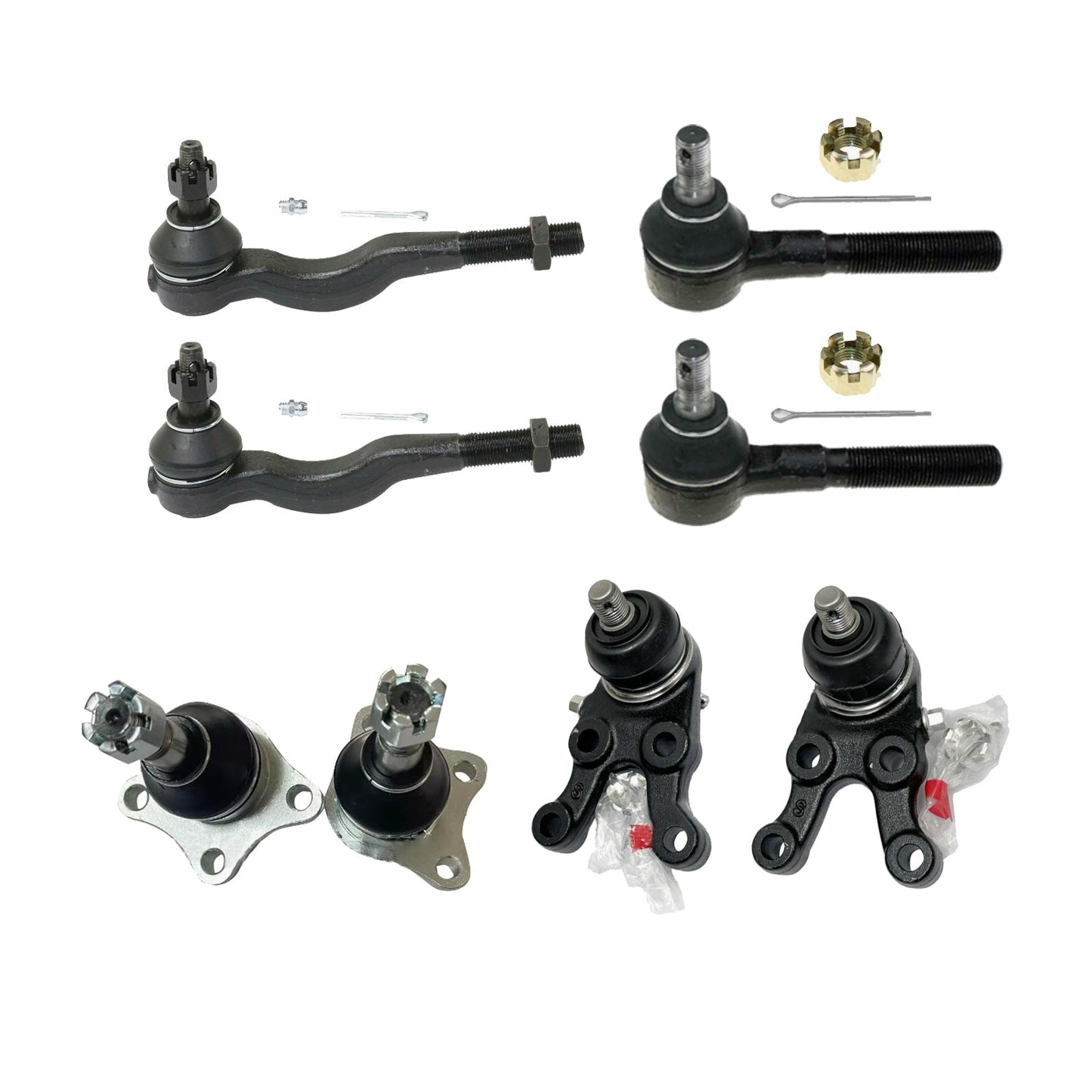 Ball Joint & Tie Rod End Kit Suitable For Mitsubishi Pajero NH/NJ/NK/NL 4WD 1991-2000-1