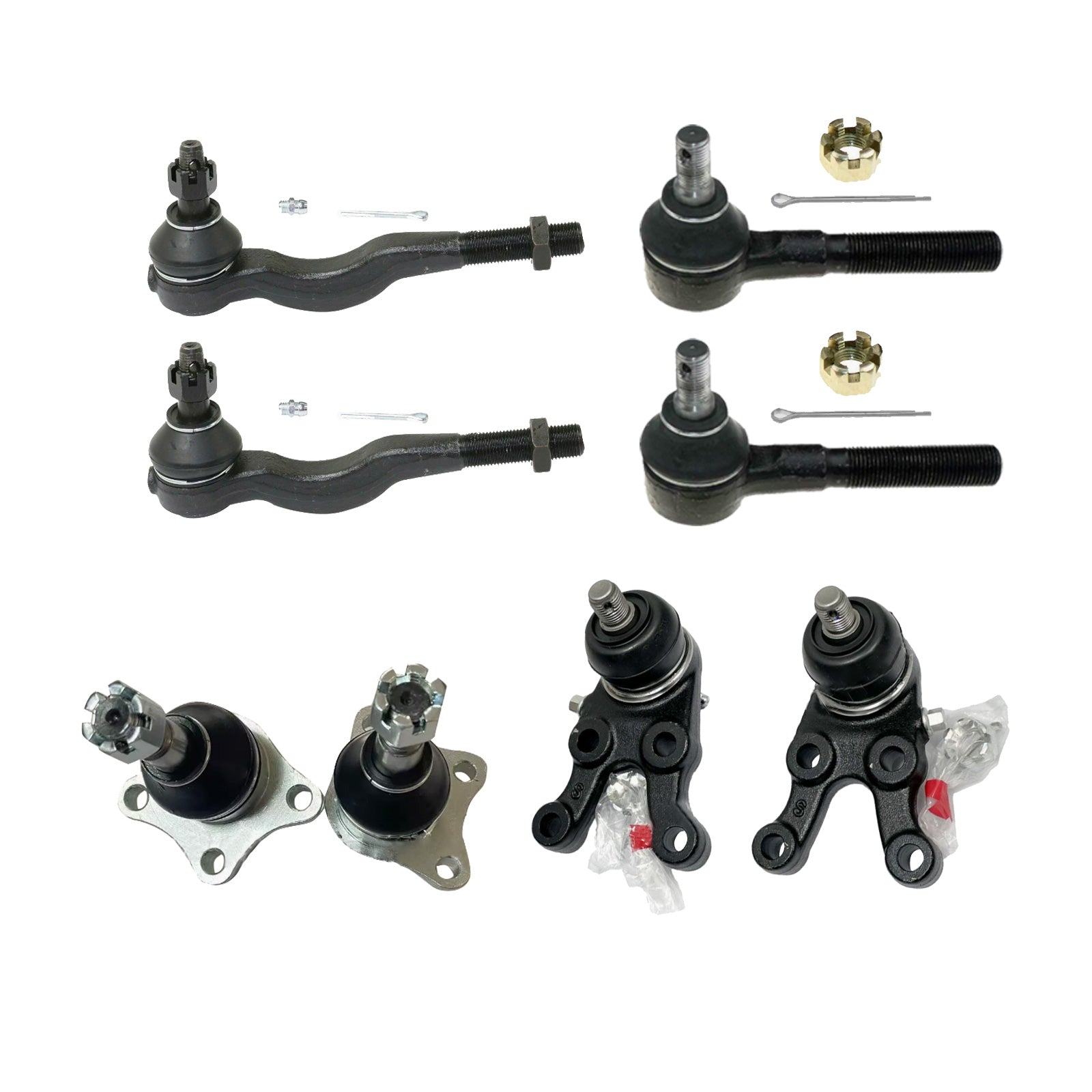 Ball Joint & Tie Rod End Kit Suitable For Mitsubishi Pajero NH/NJ/NK/NL 4WD 1991-2000-1
