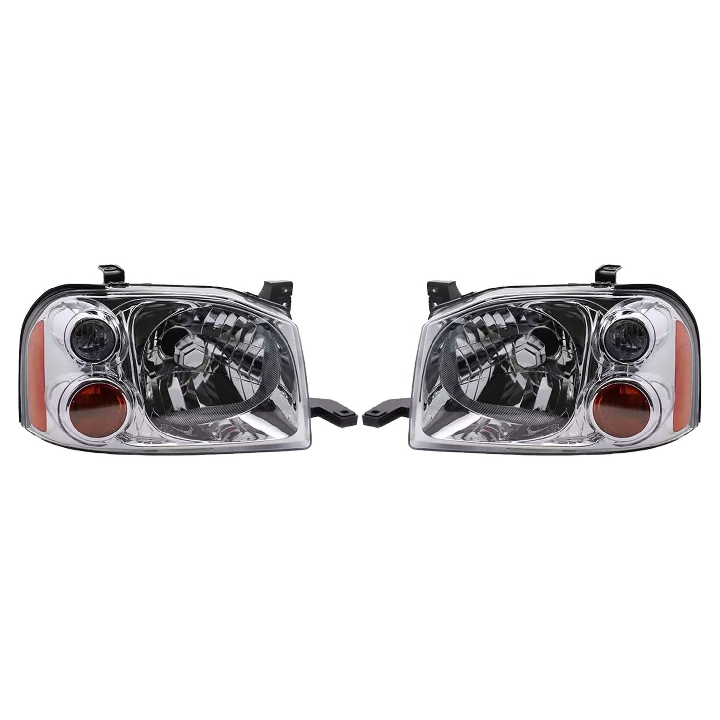 LeftRight Pair Light Front Lamp Head Lights Suitablefor Nissan Navara D22 01-15-0