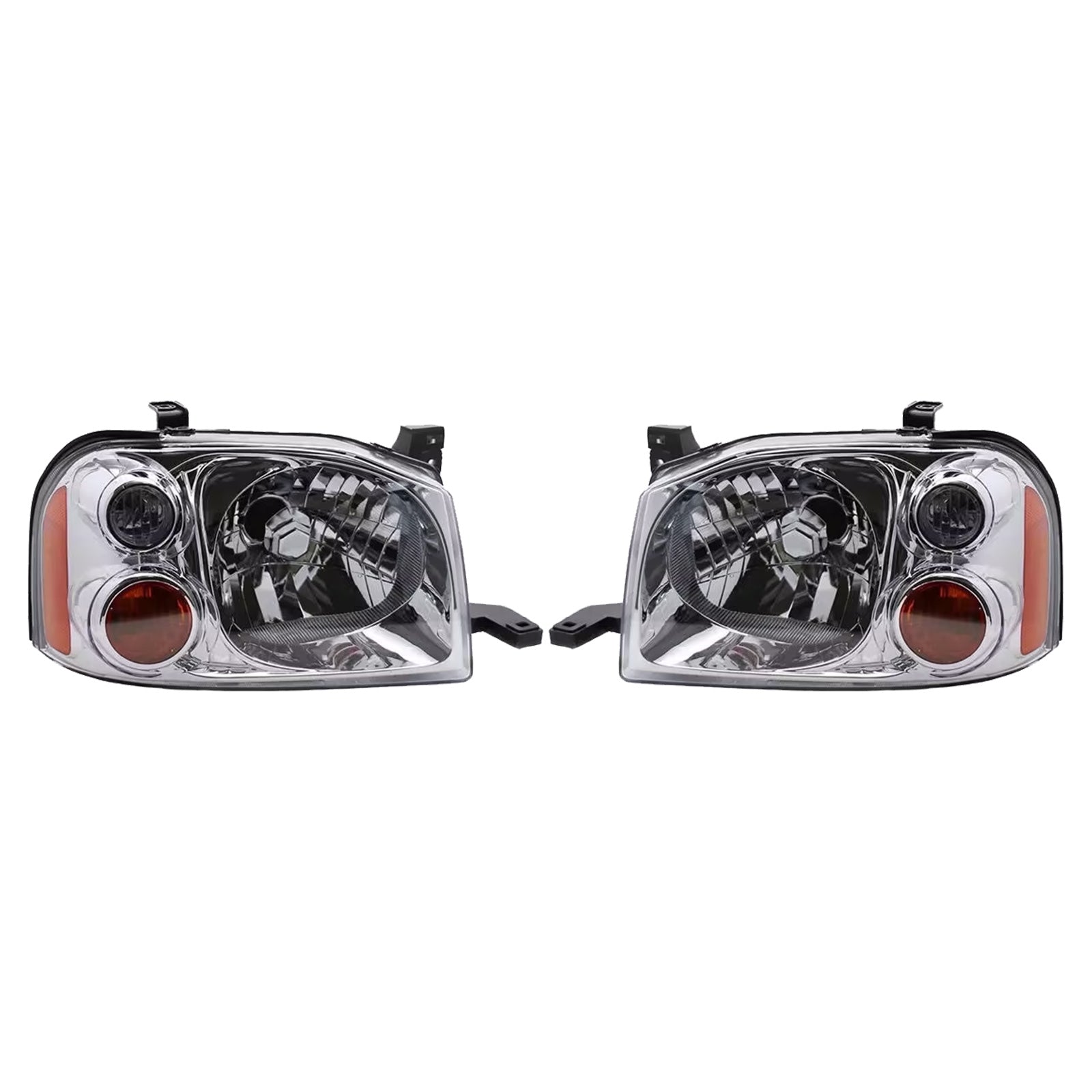 LeftRight Pair Light Front Lamp Head Lights Suitablefor Nissan Navara D22 01-15-0