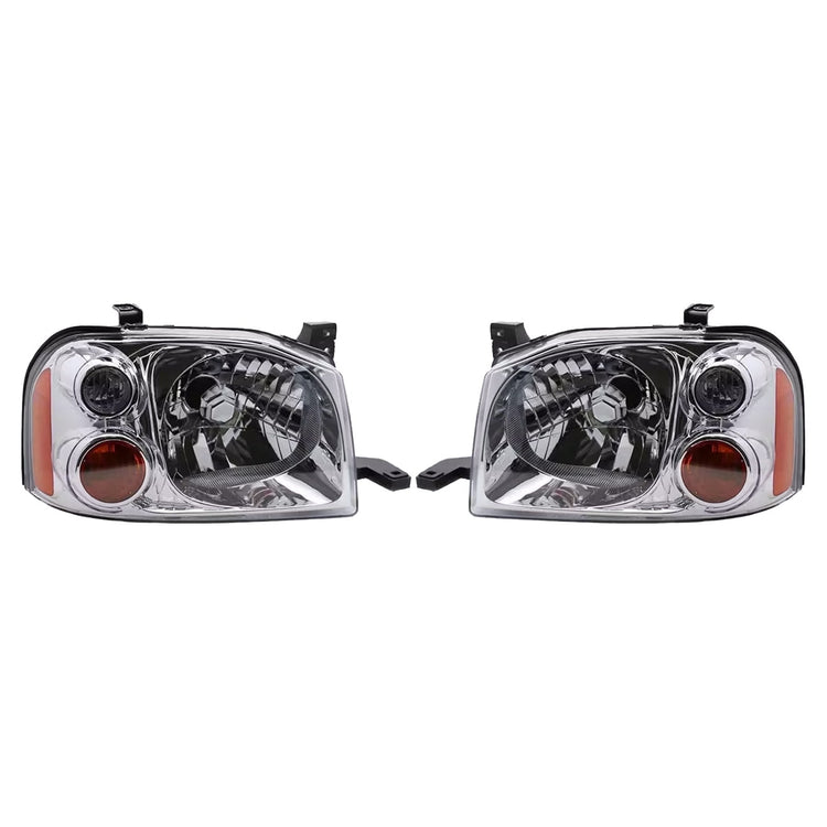 LeftRight Pair Light Front Lamp Head Lights Suitablefor Nissan Navara D22 01-15-0