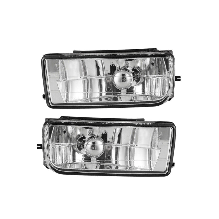 2x Fog Lights Driving Spot Lamps Black Housing Suitable For BMW E36 3 Series 1992-1998-0