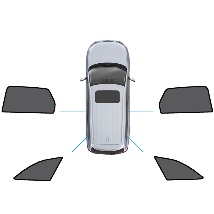 Magnetic Mesh Sun Blind Shades Suitable for Audi A4 Wagon B9 2016+On Front/Rear-5