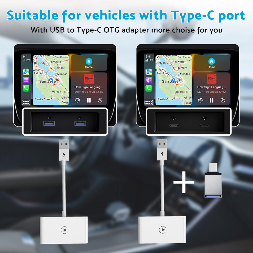 USB Wireless CarPlay Adapter Dongle Suitable For Apple iOS Car Navigation Player-1