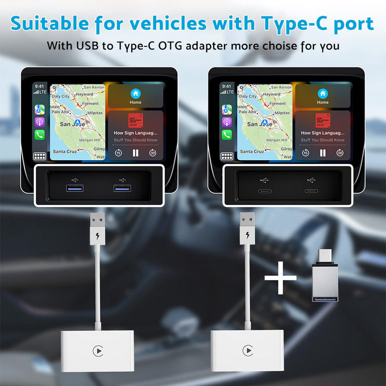 USB Wireless CarPlay Adapter Dongle Suitable For Apple iOS Car Navigation Player-1