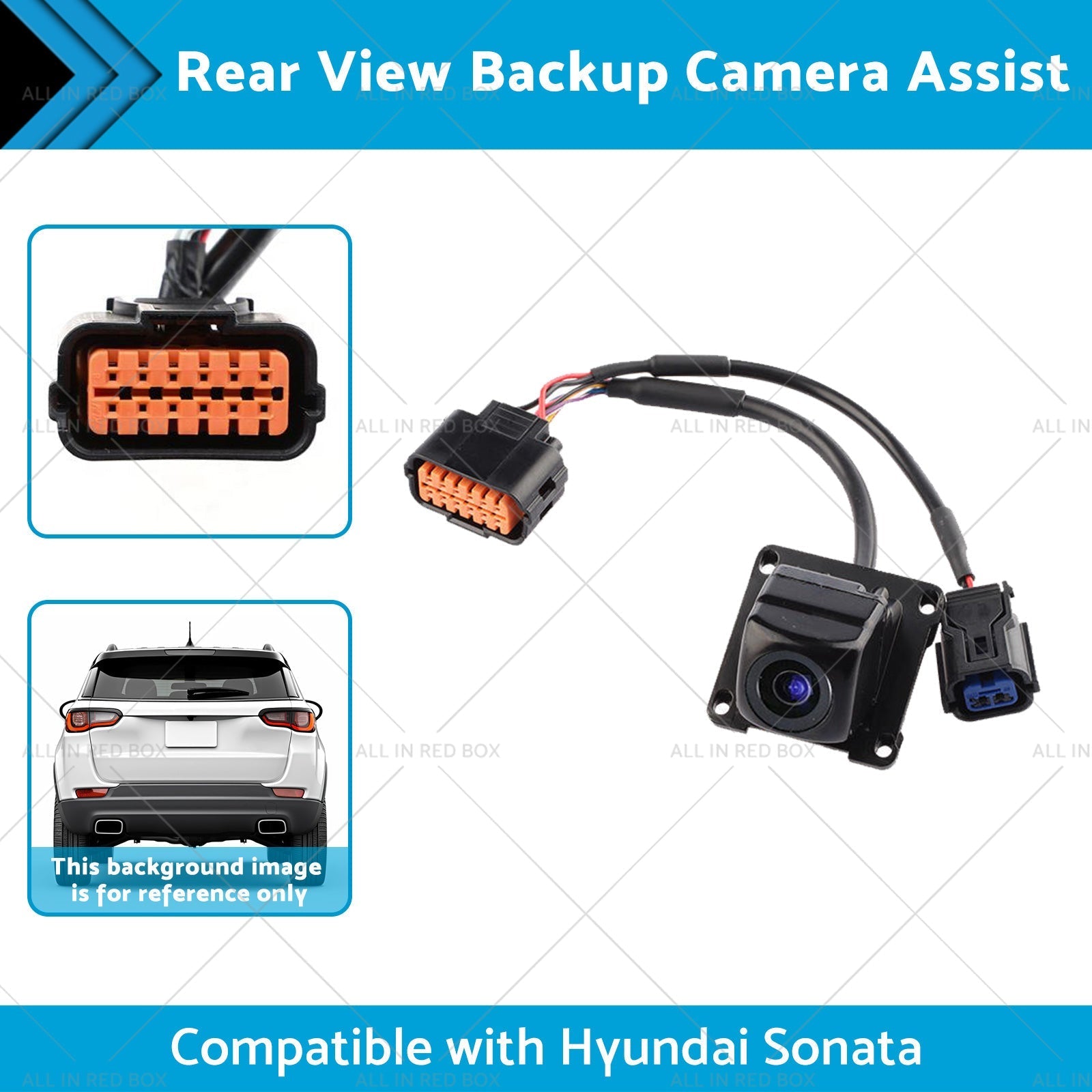 95766 - E6201 Rear View Backup Camera Assist Suitable for Hyundai Sonata 15 - 17 - Frazy's Auto Parts